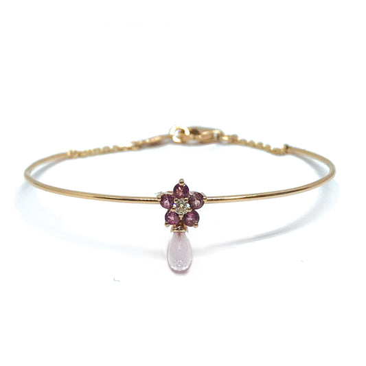 Roses Pink Sapphire Bracelet - Baby Fitaihi