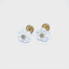 Diamond Floral Earrings