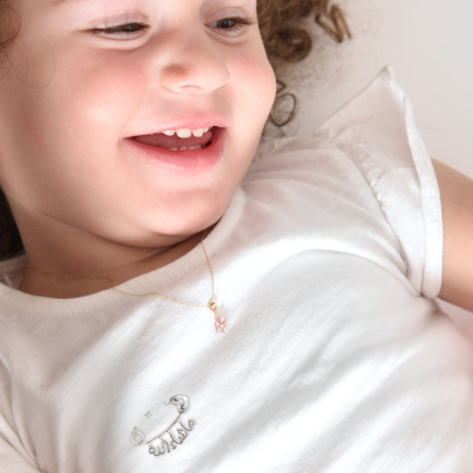 "Masha'Allah" Baby Pin with Diamond Stone - Baby Fitaihi