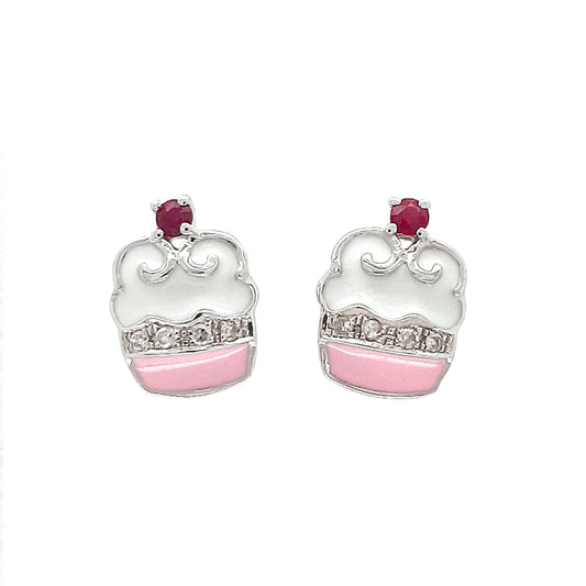 Mini Cupcake Earrings - Baby Fitaihi