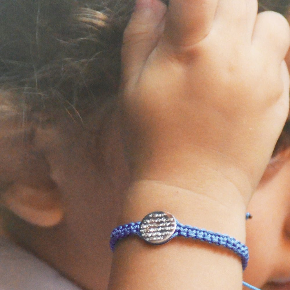 "Ayat Al Kursi" Bracelet in Blue - Baby Fitaihi"Ayat Al Kursi" Bracelet in Blue