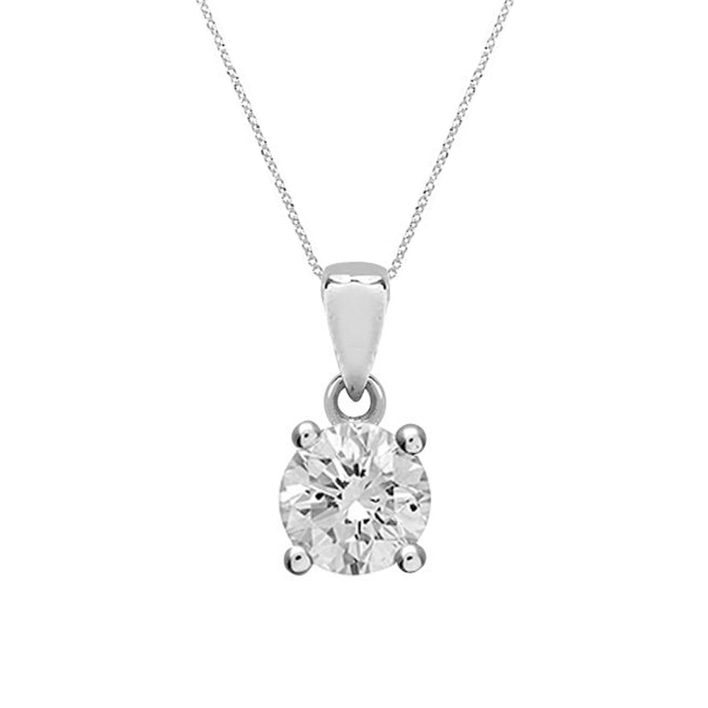 Baby Solitaire Diamond Necklace - Baby FitaihiBaby Solitaire Diamond Necklace