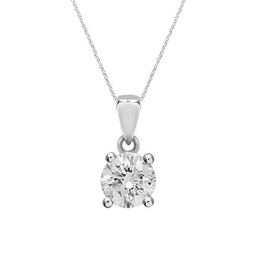 Baby Solitaire Diamond Necklace - Baby FitaihiBaby Solitaire Diamond Necklace