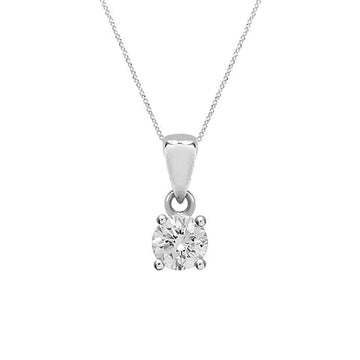 Baby Solitaire Diamond Necklace - Baby FitaihiBaby Solitaire Diamond Necklace