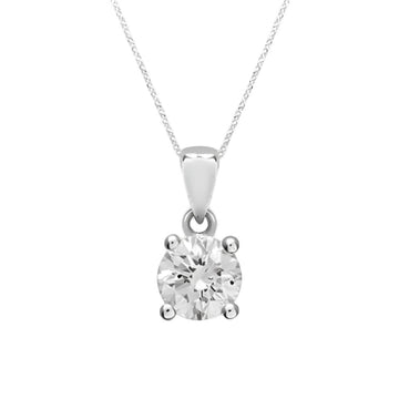 Baby Solitaire Diamond Necklace - Baby FitaihiBaby Solitaire Diamond Necklace