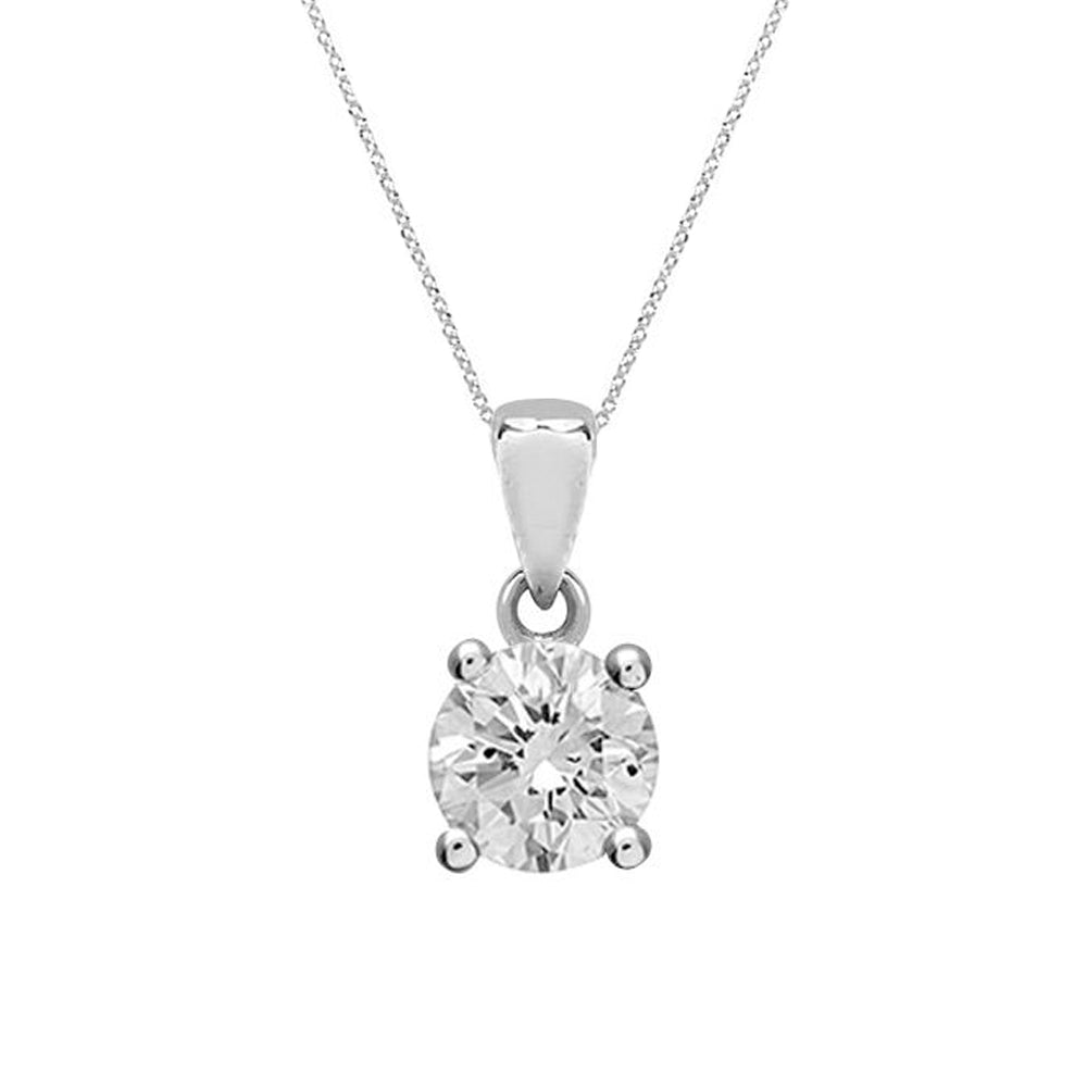 Baby Solitaire Diamond Necklace - Baby FitaihiBaby Solitaire Diamond Necklace