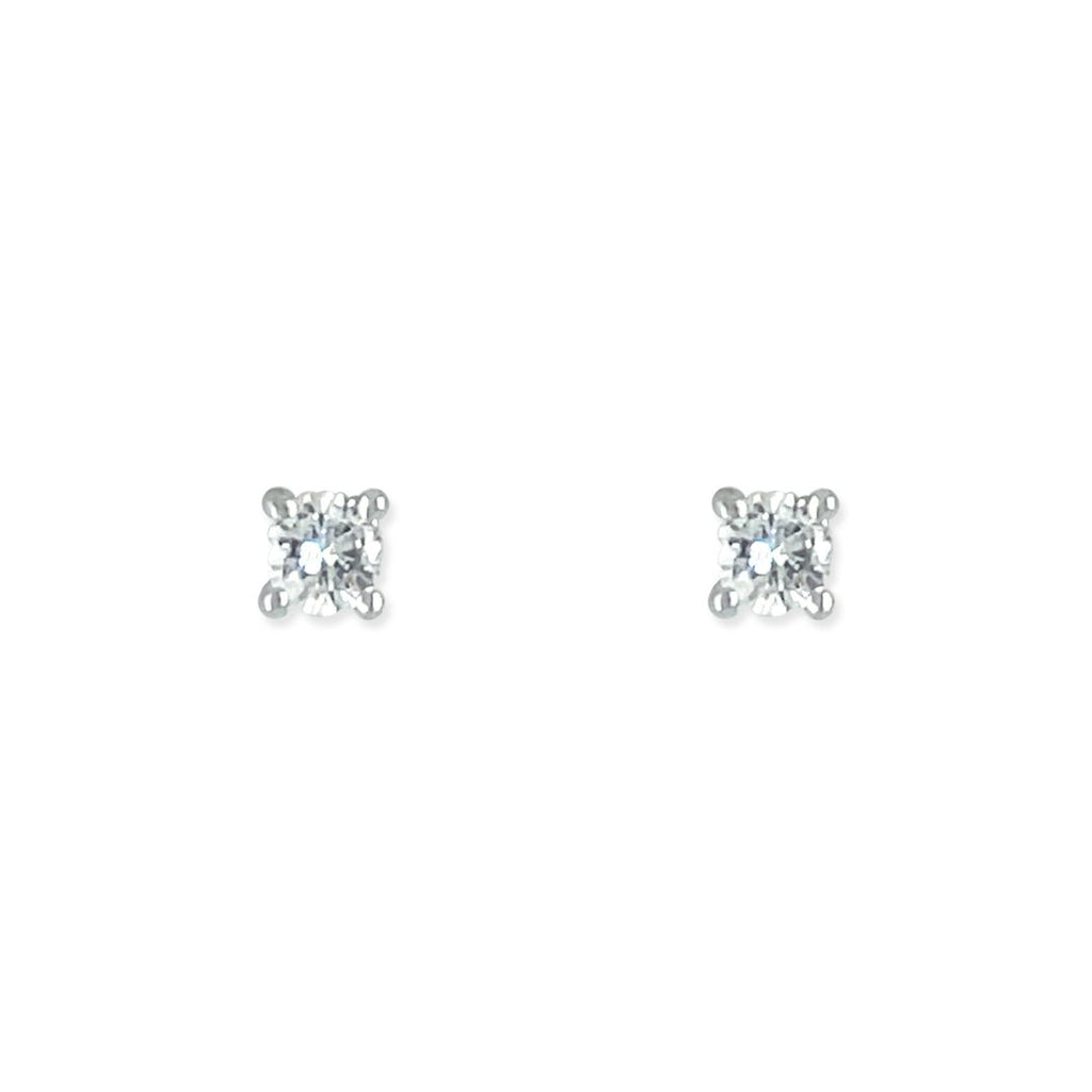 Baby Solitaire Earrings - Baby FitaihiBaby Solitaire Earrings