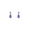 Blue Tanzanite Drop Earrings - Baby FitaihiBlue Tanzanite Drop Earrings