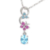 Blue Topaz Necklace - Baby FitaihiBlue Topaz Necklace