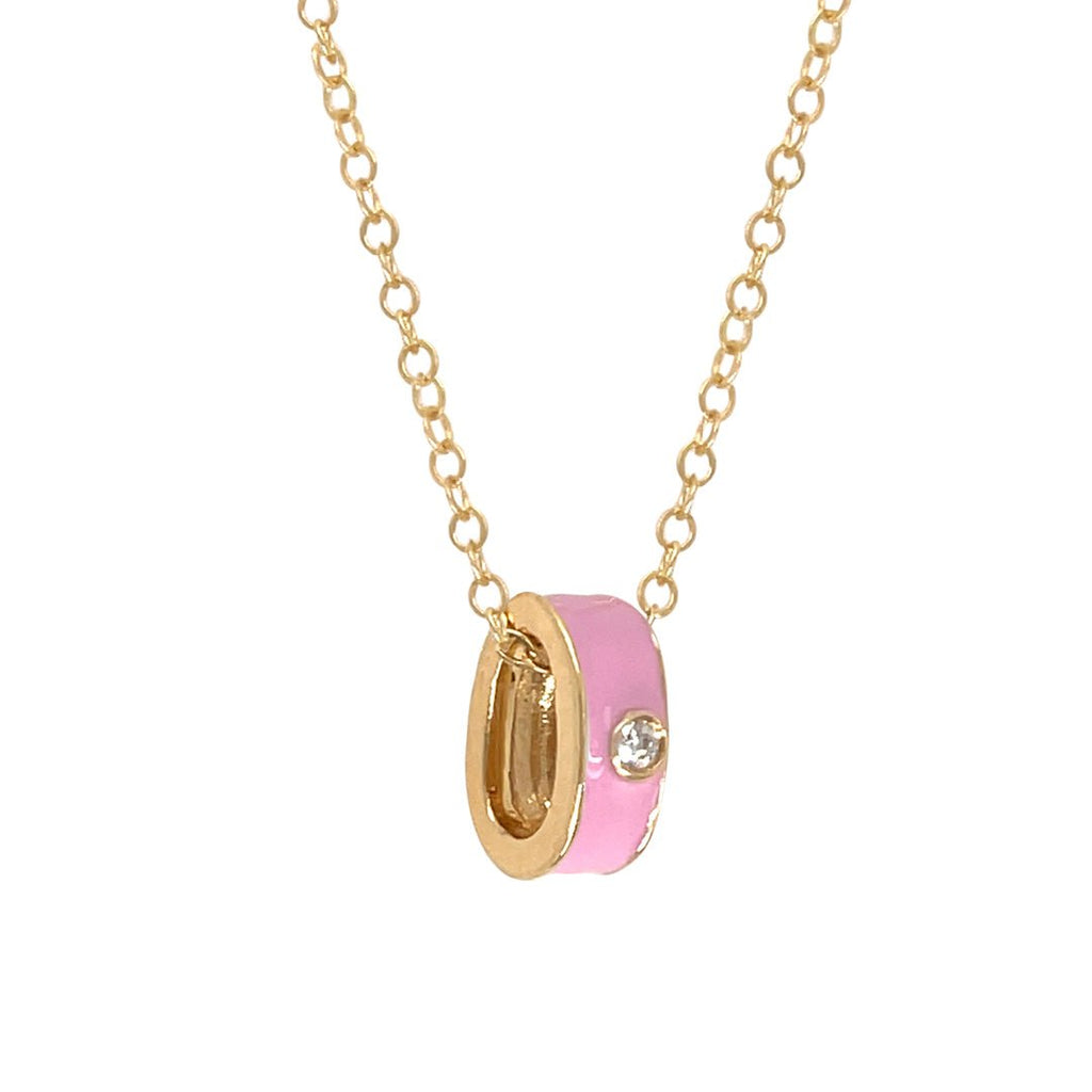 Bubblegum Pink Necklace - Baby FitaihiBubblegum Pink Necklace