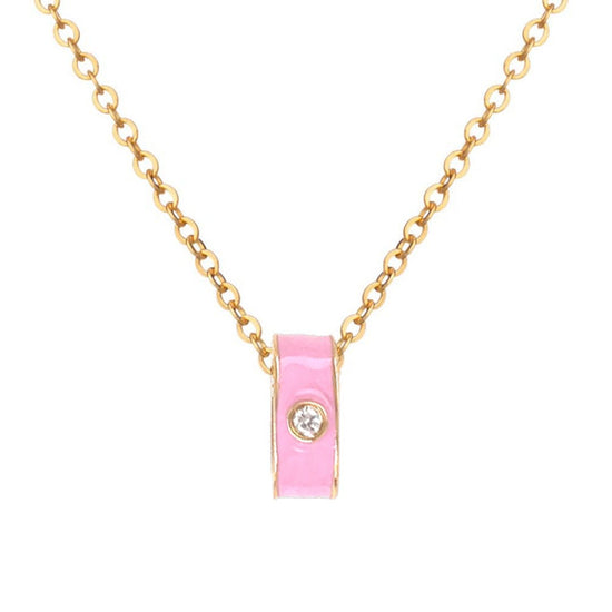 Bubblegum Pink Necklace - Baby FitaihiBubblegum Pink Necklace