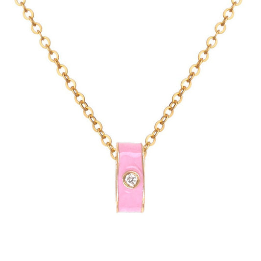 Bubblegum Pink Necklace - Baby FitaihiBubblegum Pink Necklace