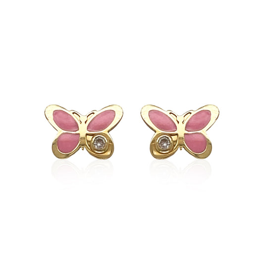 Butterfly Diamond Earrings - Baby FitaihiButterfly Diamond Earrings