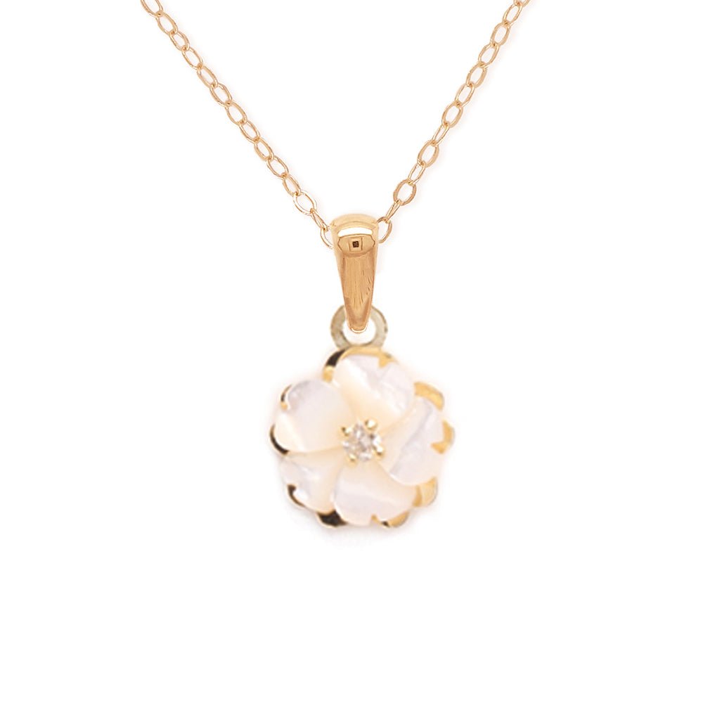 Camellia Diamond Necklace - Baby FitaihiCamellia Diamond Necklace