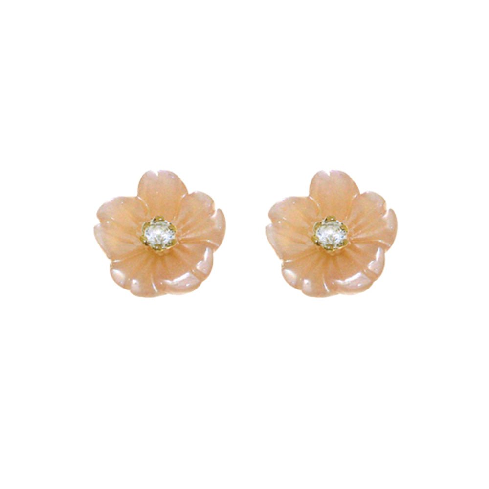 Cherry Blossom Diamond Earrings - Baby FitaihiCherry Blossom Diamond Earrings