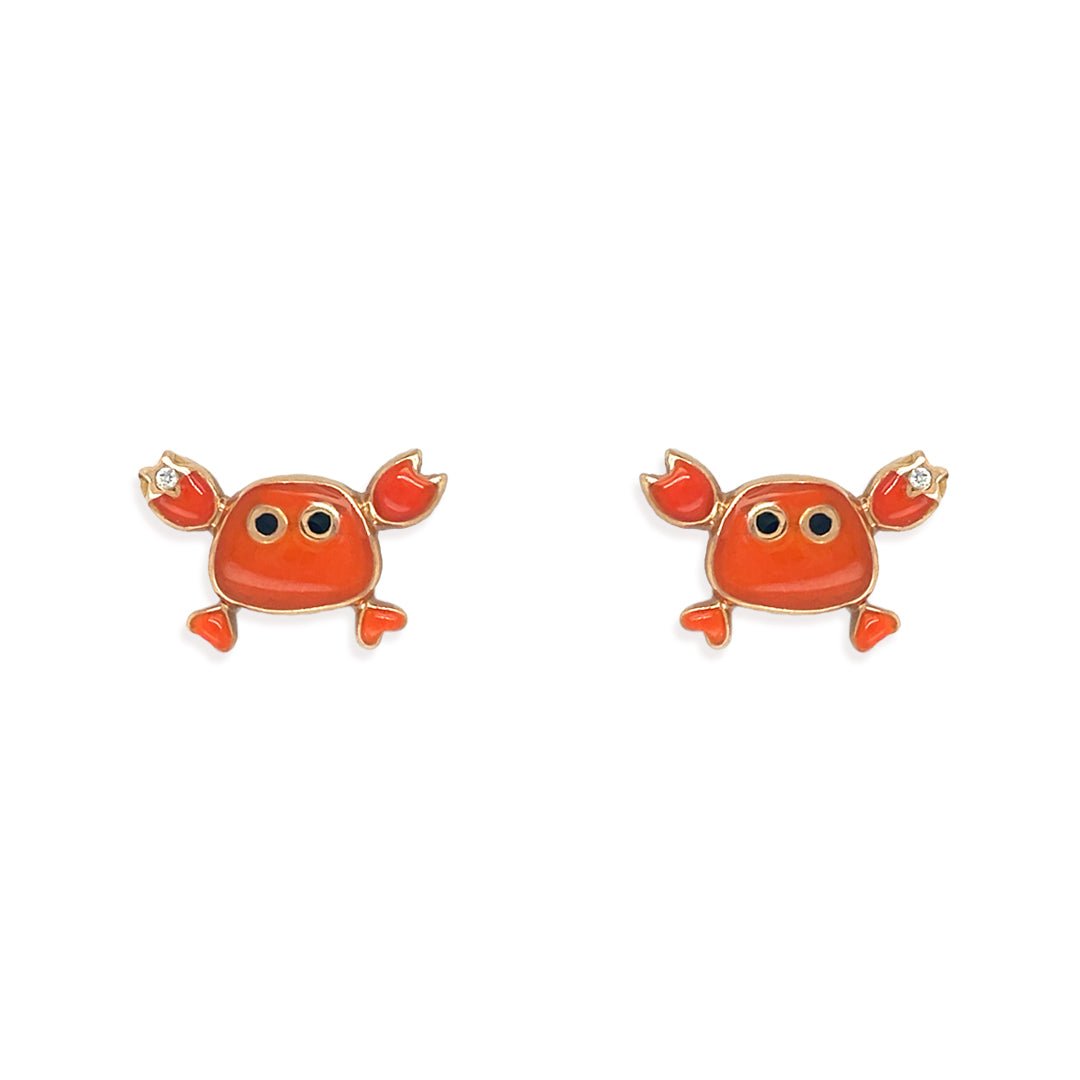 Crab Earrings - Baby FitaihiCrab Earrings