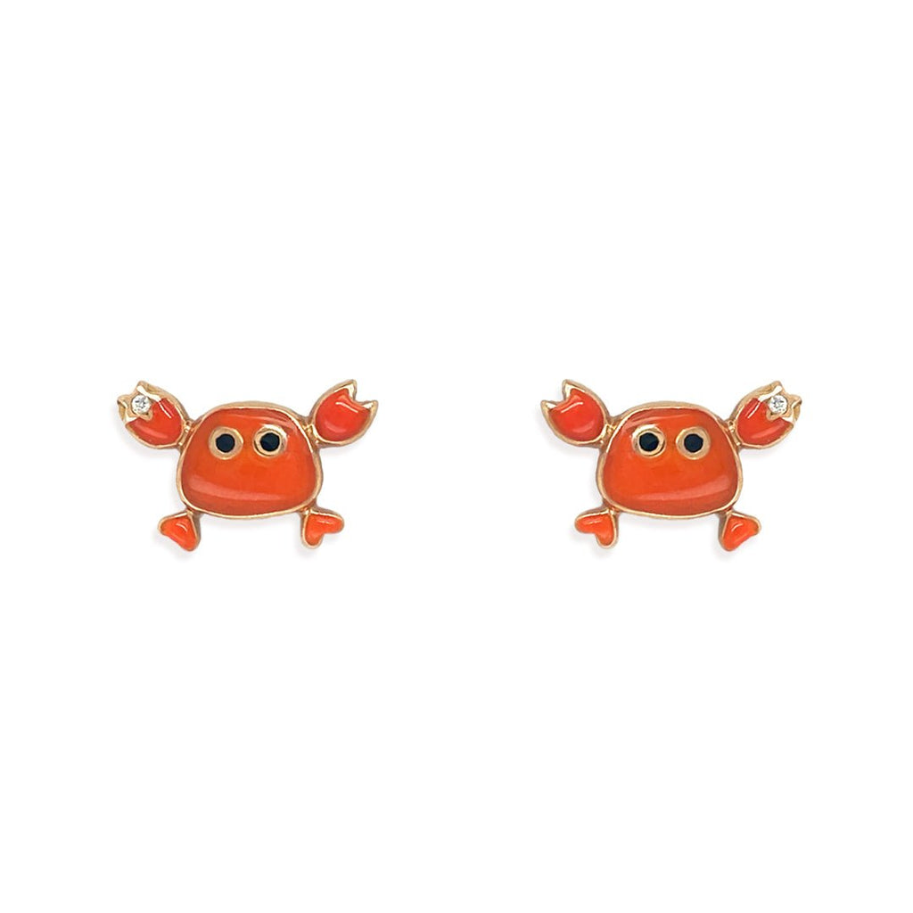 Crab Earrings - Baby FitaihiCrab Earrings