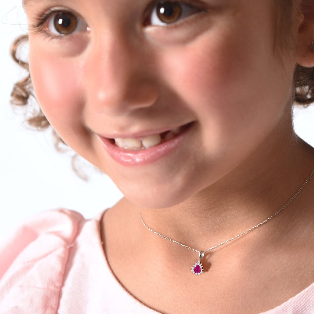 Diamond And Ruby Necklace - Baby FitaihiDiamond And Ruby Necklace