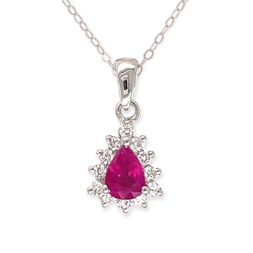 Diamond And Ruby Necklace - Baby FitaihiDiamond And Ruby Necklace