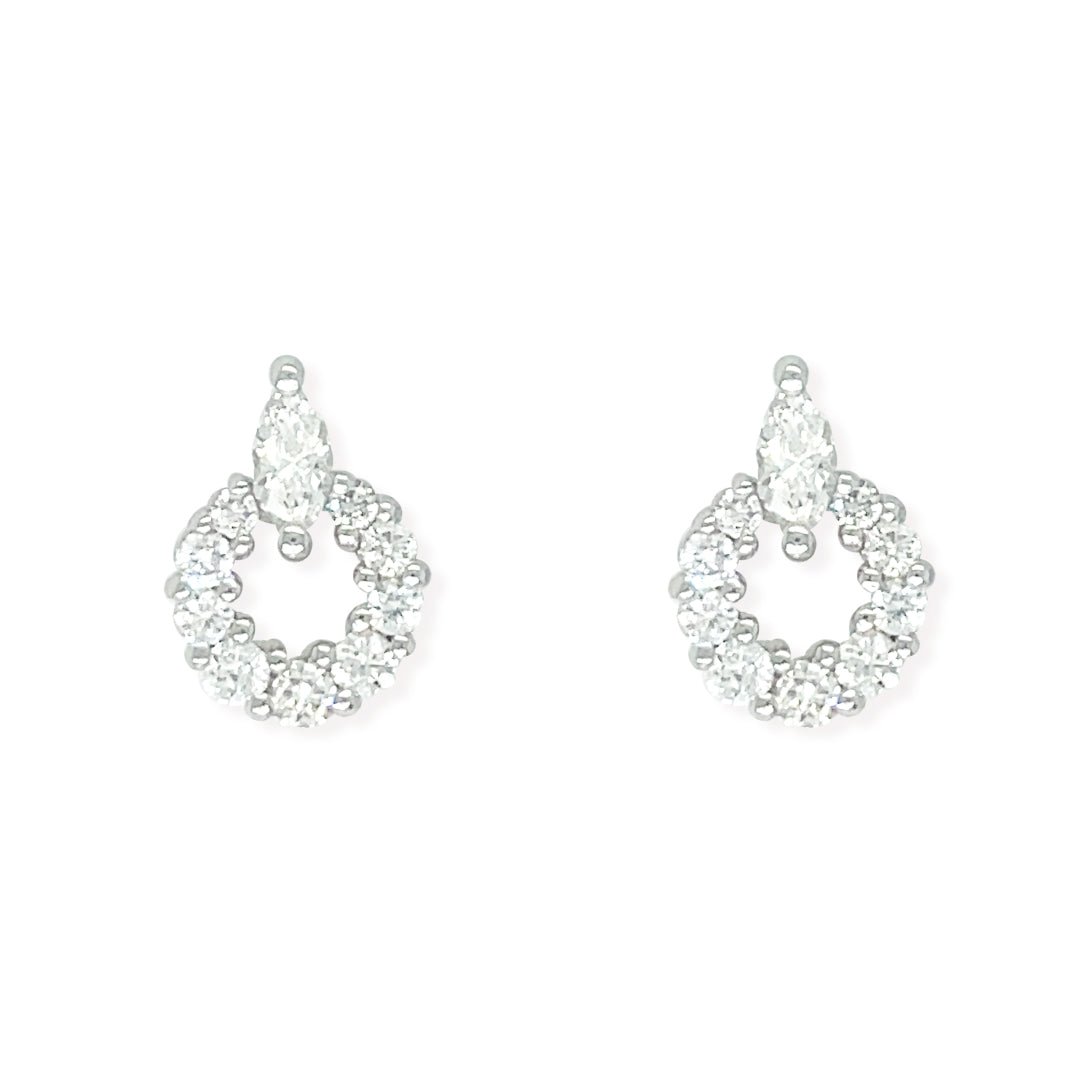 Diamond Earrings - Baby FitaihiDiamond Earrings