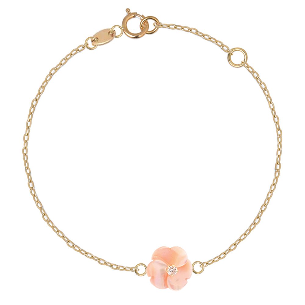 Diamond Floral Bracelet - Baby FitaihiDiamond Floral Bracelet