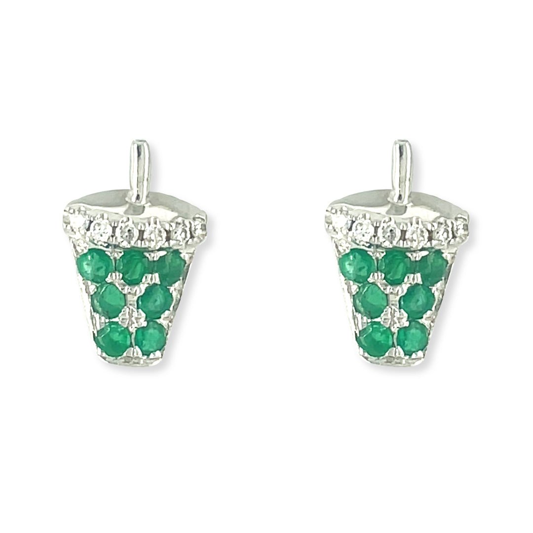 Diamond Fruit Earrings - Baby FitaihiDiamond Fruit Earrings