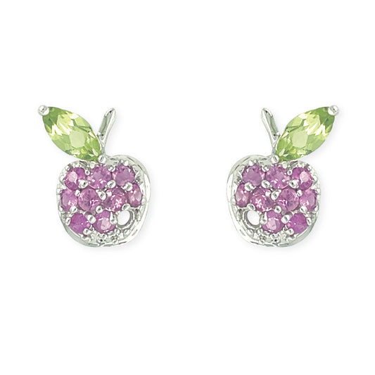 Diamond Fruit Earrings - Baby FitaihiDiamond Fruit Earrings