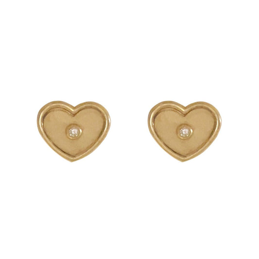 Diamond Heart Stud - Baby FitaihiDiamond Heart Stud