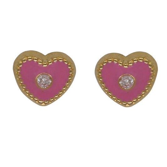 Diamond Heart Stud - Baby FitaihiDiamond Heart Stud