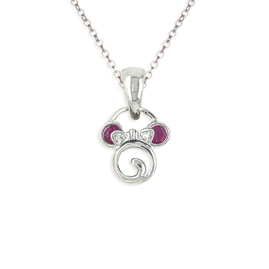 Diamond Kitty Necklace - Baby FitaihiDiamond Kitty Necklace