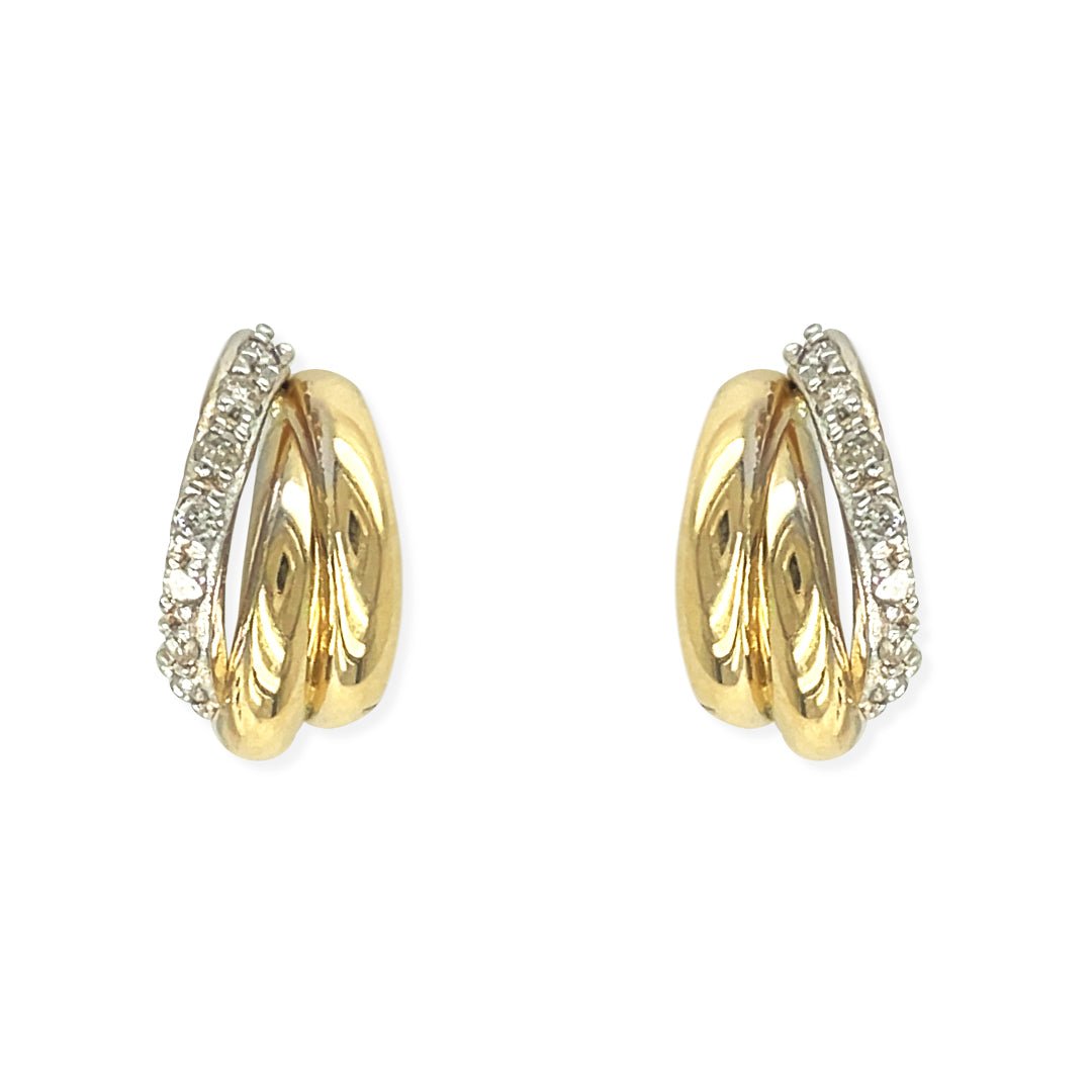 Diamond Loop Earring - Baby FitaihiDiamond Loop Earring