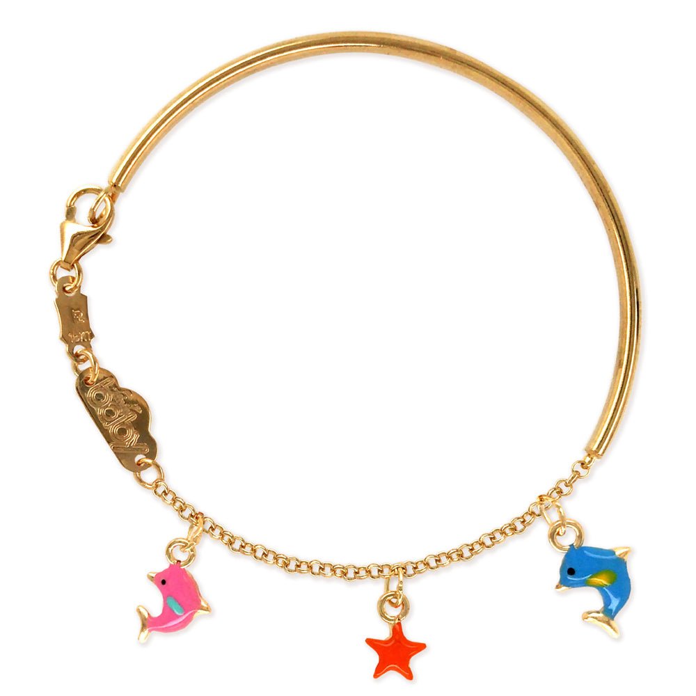Dolphin & Star Bracelet - Baby FitaihiDolphin & Star Bracelet