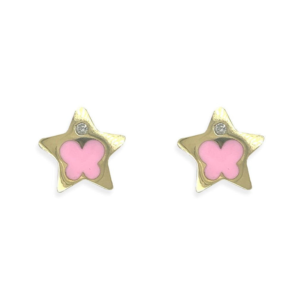 Enamel Star Earring - Baby FitaihiEnamel Star Earring