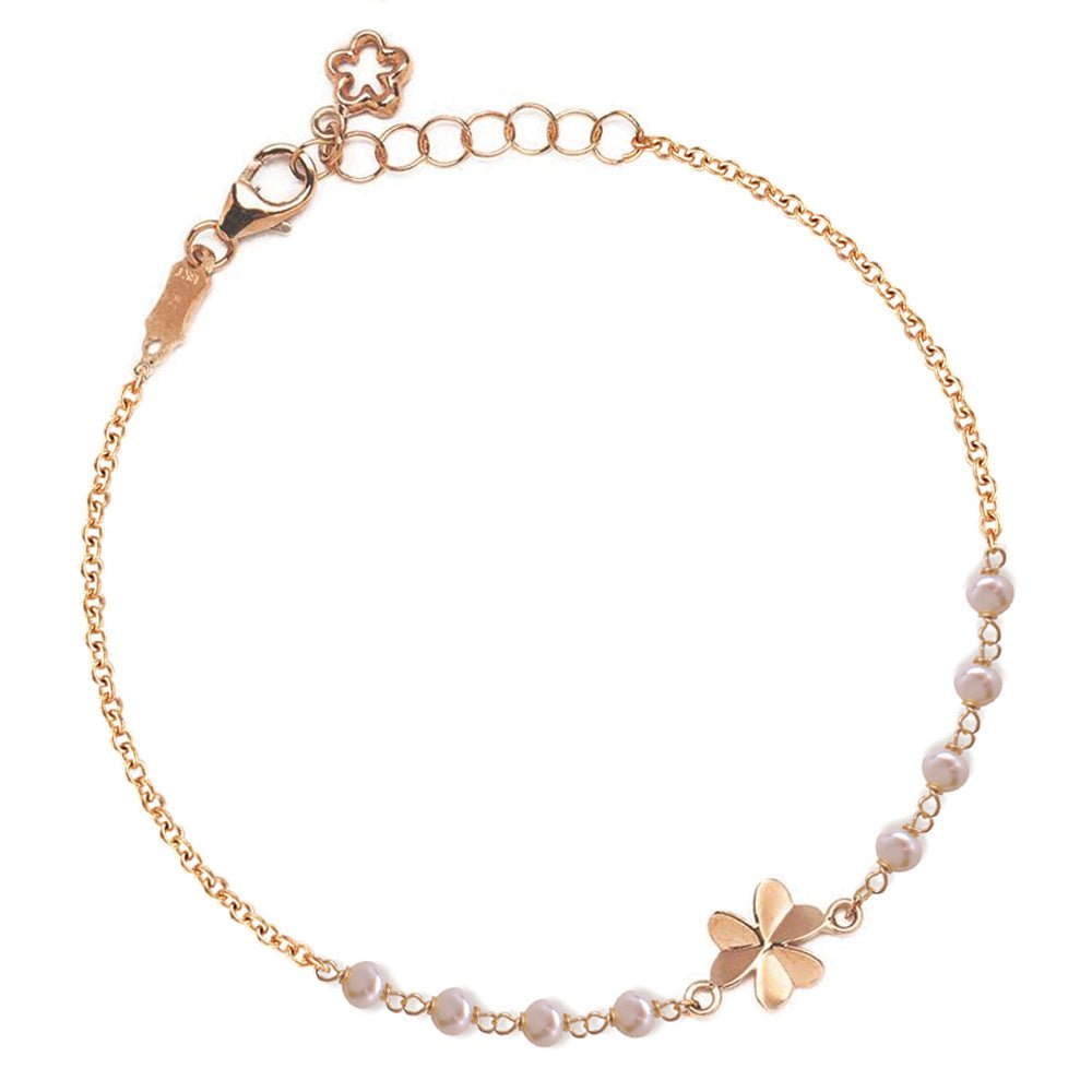 Floral Pearl Bracelet - Baby FitaihiFloral Pearl Bracelet