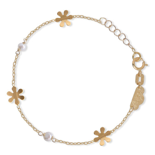 Floral Pearl Bracelet - Baby FitaihiFloral Pearl Bracelet