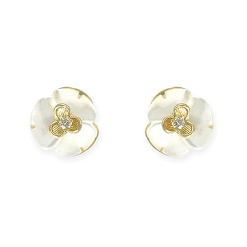 Floral Round Earrings - Baby FitaihiFloral Round Earrings