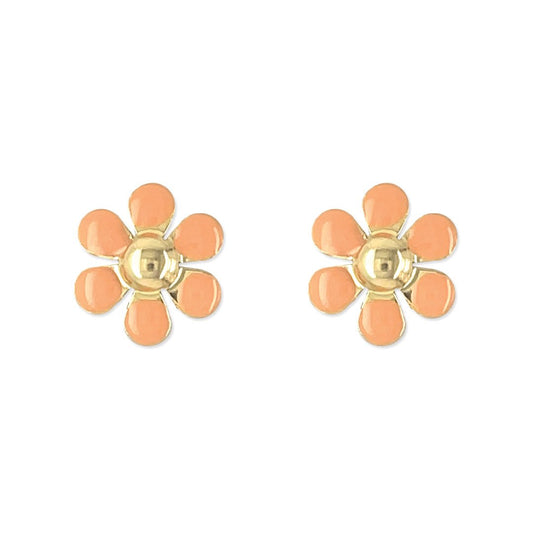 Flower Enamel Earrings - Baby FitaihiFlower Enamel Earrings