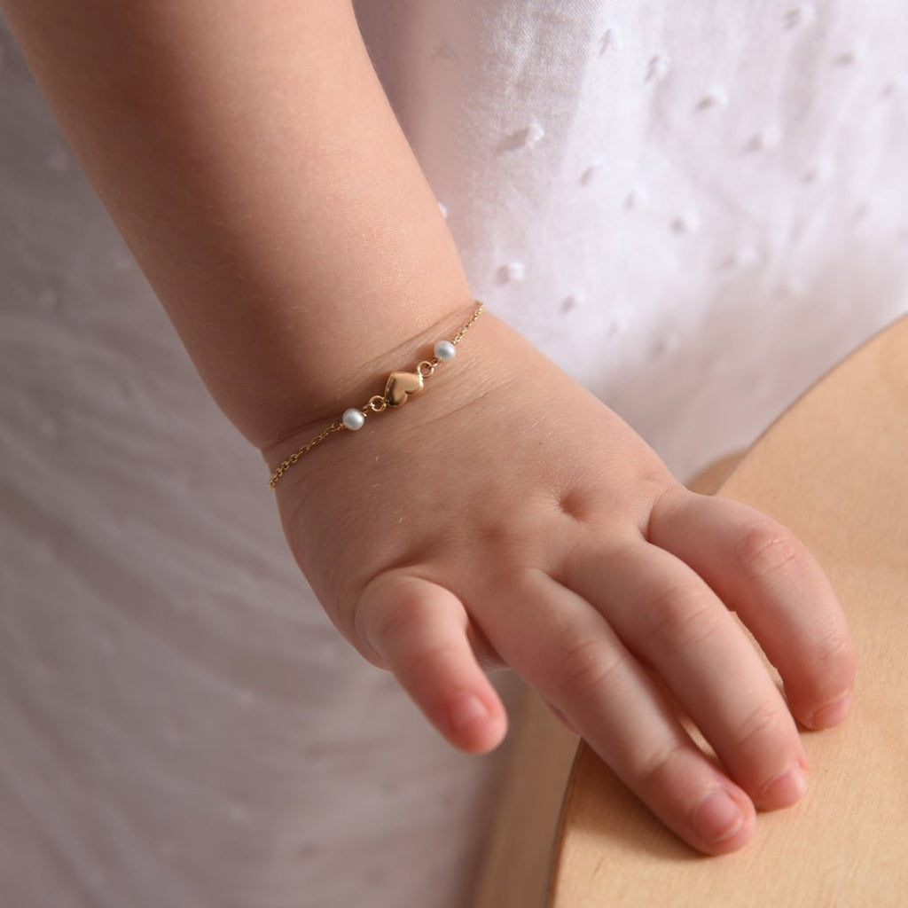 Gold Bow Bracelet - Baby FitaihiGold Bow Bracelet