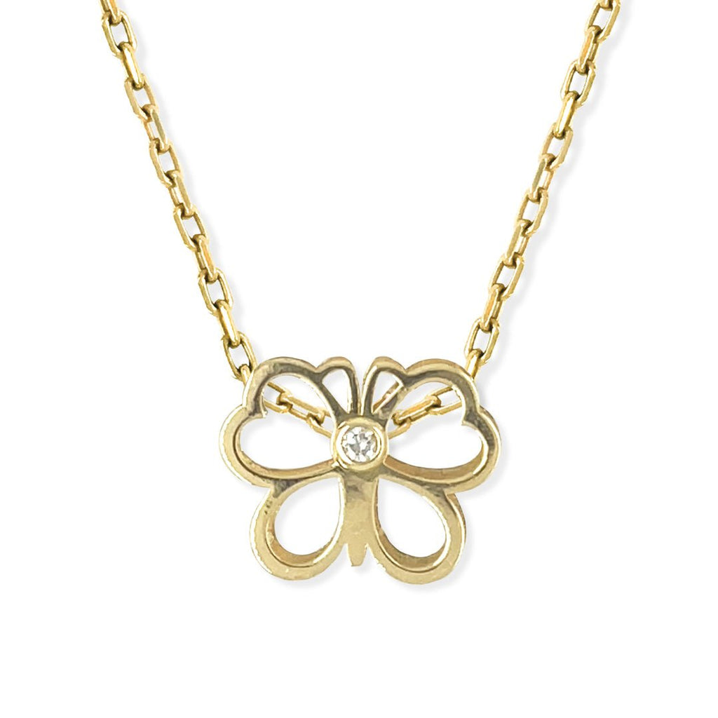 Gold Butterfly Necklace - Baby FitaihiGold Butterfly Necklace