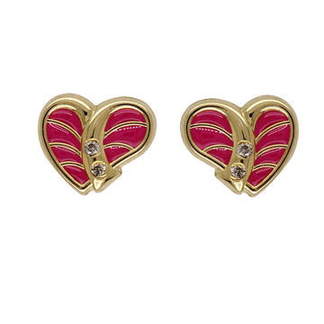 Gold Heart Earrings - Baby FitaihiGold Heart Earrings