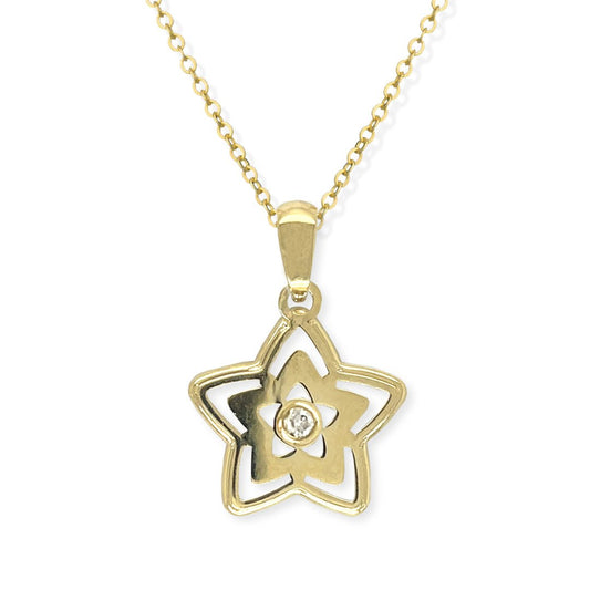 Gold Star Necklace - Baby FitaihiGold Star Necklace