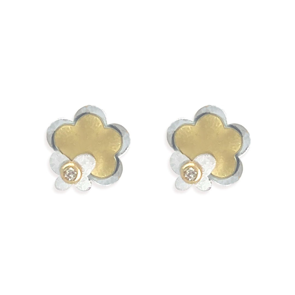 Golden Flower Earrings - Baby FitaihiGolden Flower Earrings