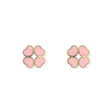 Heart Petal Flower Stud - Baby FitaihiHeart Petal Flower Stud