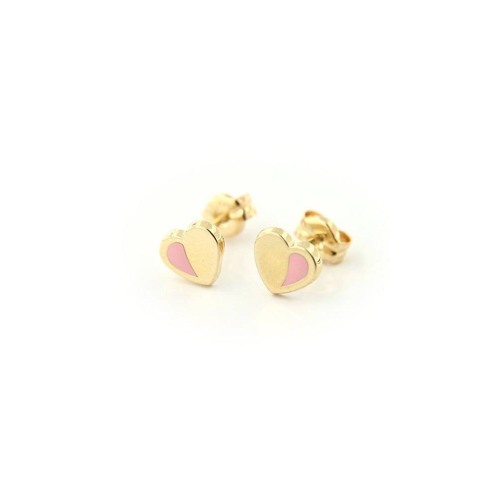 Heart-Shaped Earrings - Baby FitaihiHeart-Shaped Earrings