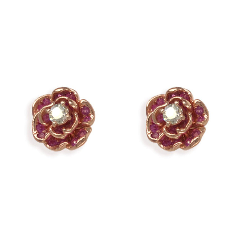 "Jouri" Pink Sapphire Diamond Earrings - Baby Fitaihi"Jouri" Pink Sapphire Diamond Earrings