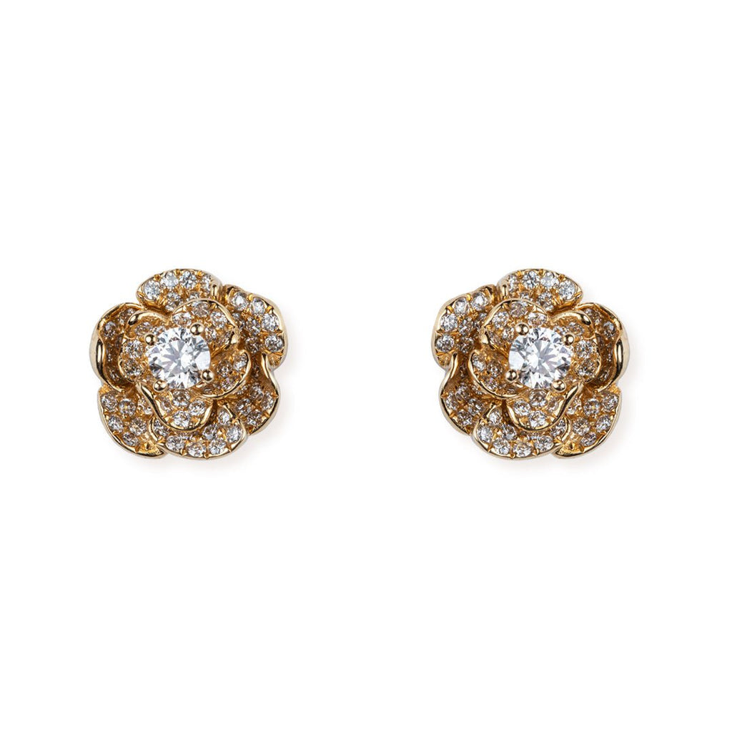 "Jouri" Yellow Sapphire Diamond Earrings - Baby Fitaihi"Jouri" Yellow Sapphire Diamond Earrings