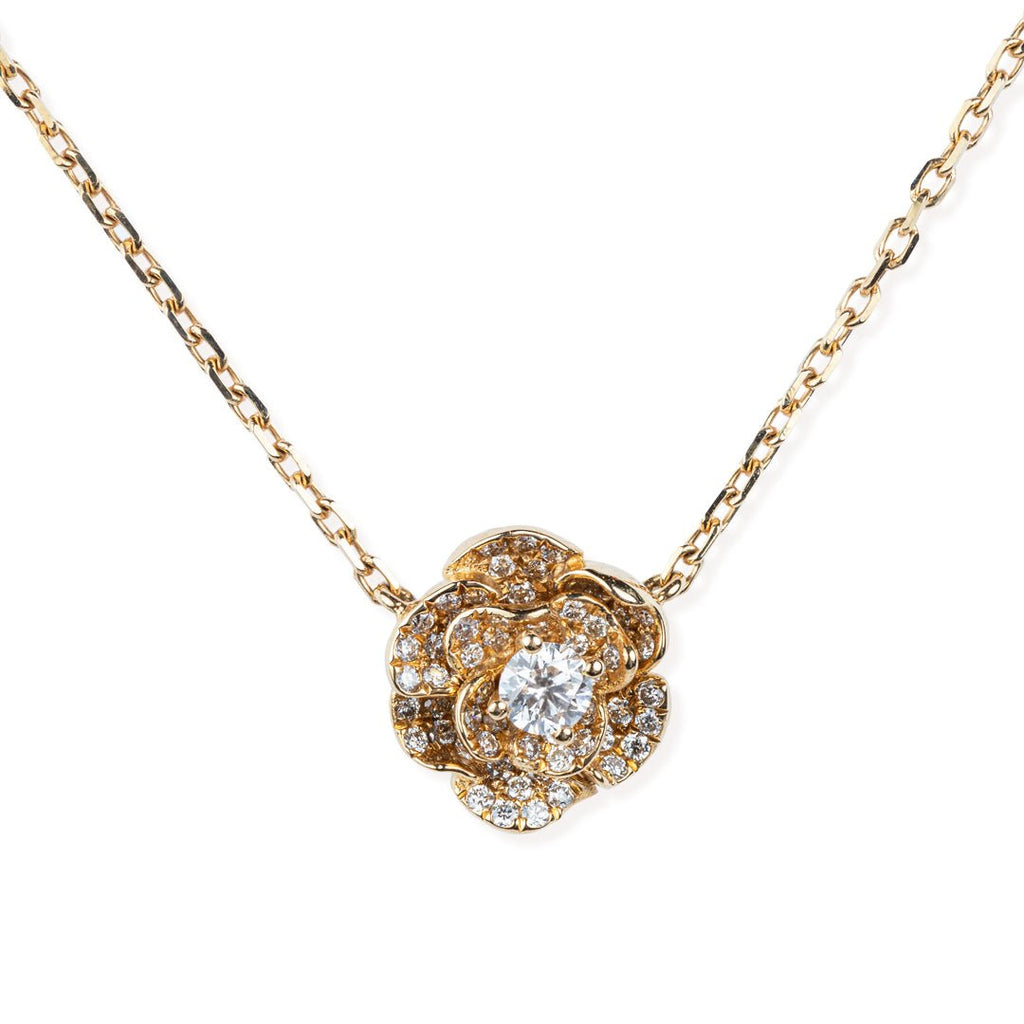 "Jouri" Yellow Sapphire Diamond Necklace - Baby Fitaihi"Jouri" Yellow Sapphire Diamond Necklace