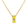 Lemon Yellow Necklace - Baby FitaihiLemon Yellow Necklace