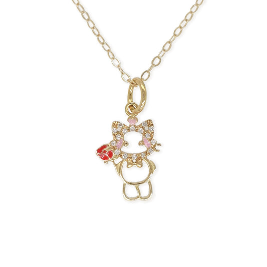 "Maya The Kitten" Necklace - Baby Fitaihi"Maya The Kitten" Necklace