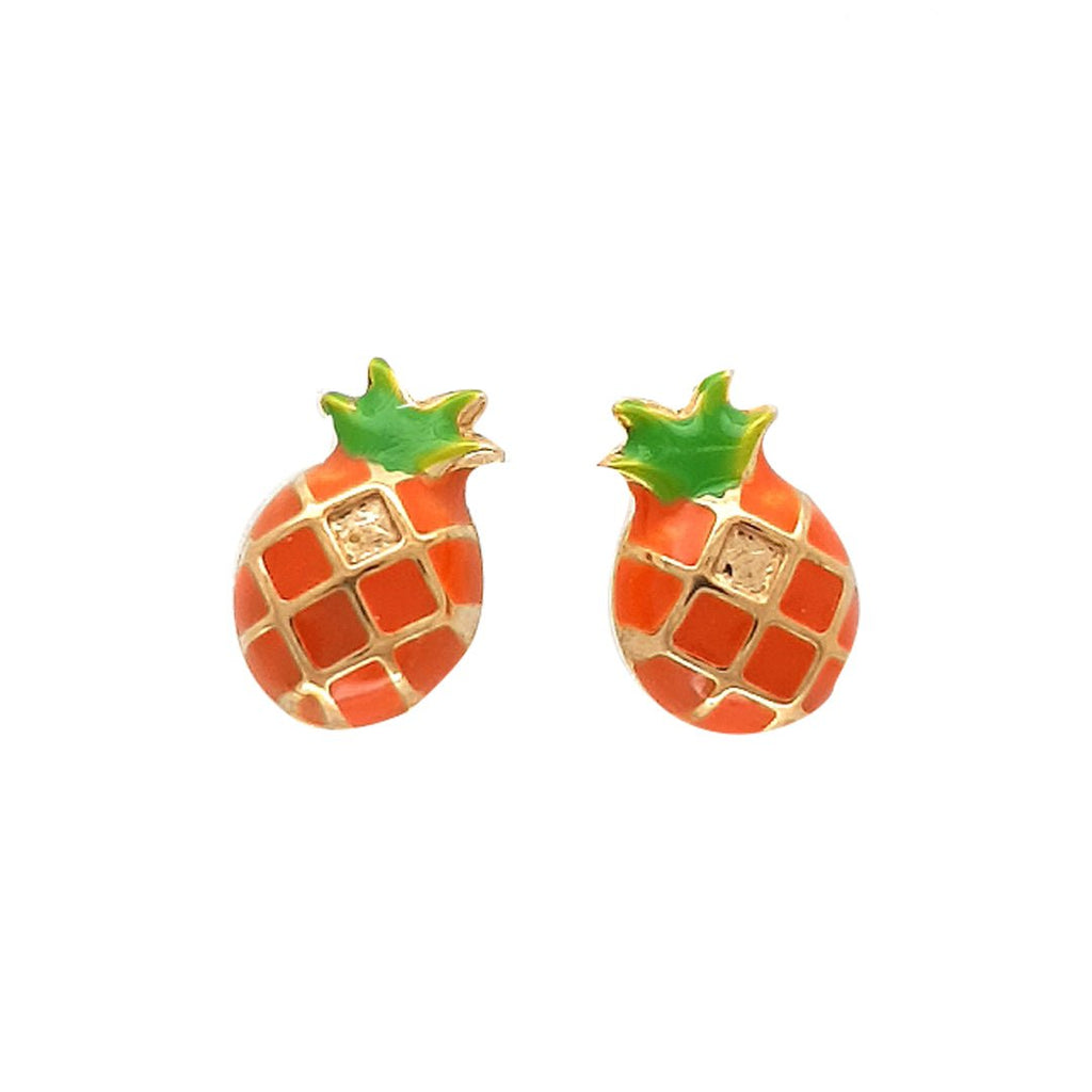 Mini Pineapple Earrings - Baby FitaihiMini Pineapple Earrings